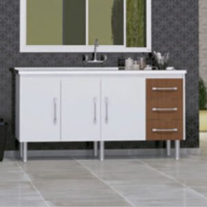 Home 2 Gabinete Branco Natura